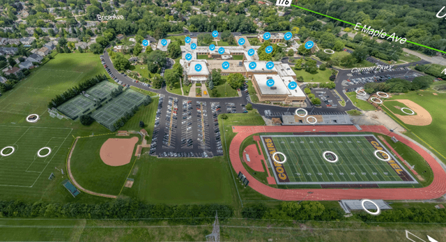 Carmel Catholic High School 카멜 카톨릭 고등학교 로고