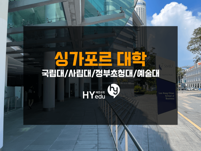 싱가포르 대학의 종류, 국립대학 사립대학 구분하기